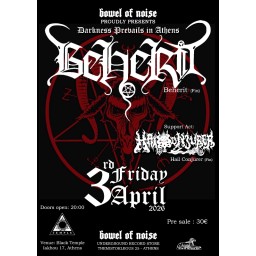BEHERIT - Darkness Prevails In Athens, Temple Ticket